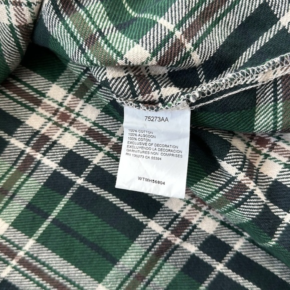 Wrangler | Wrangler Pearl Snap Flannel Shirt - Picture 5 of 5